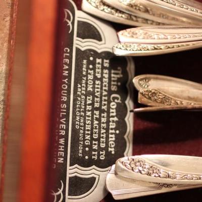Lot 42: Misc. Silver Plate Utensils