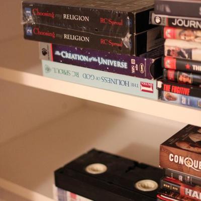 Lot 54: HUGE lot of DVDs & VHS