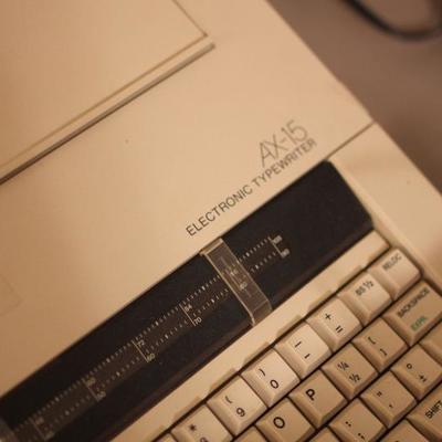 Lot 47: Brother Typewriter, Phone, Misc. Items