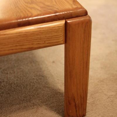 Lot 43: Square Oak Coffee Table