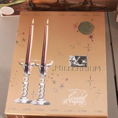 Lot 4: 3 New in Box Frame and Candle Sticks