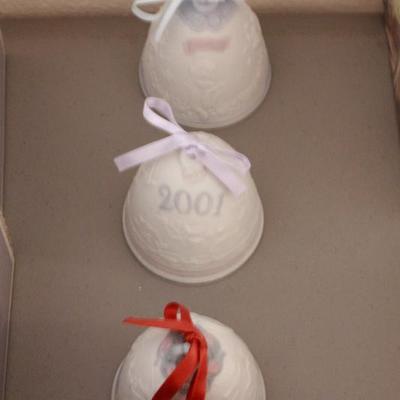 Lot 6: Six Lladro Collectible Bells 2000-2005