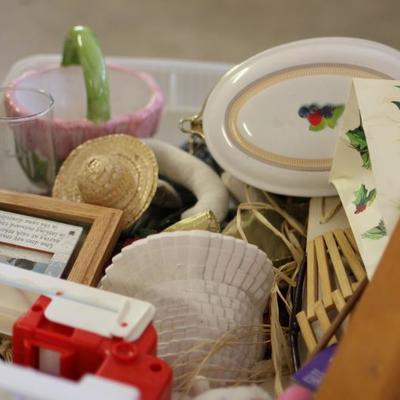 Lot 122: Misc Tub - Holiday, Shelf and More
