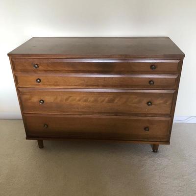 Lot 52 - Mid Century Dresser and Bed