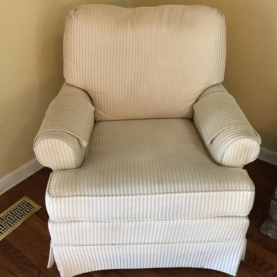 Lot 30 - Chair with Ottoman