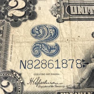Lot 77 - 1899 $2 Silver Certificate Bill
