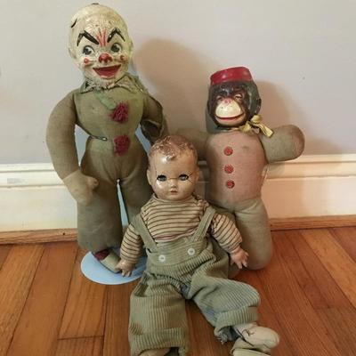 Lot 154 - Vintage Dolls