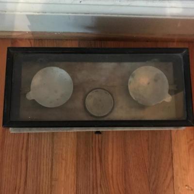 Lot 155 - Vintage Pharmacy Scale and Microscope