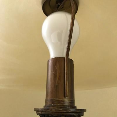 Lot 49 - Lamp and Boxes