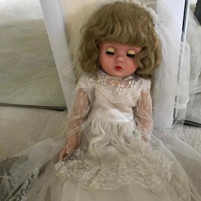 Lot 67 - Antique Doll and Bears
