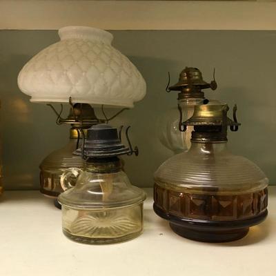 Lot 69 - Oil Lamps