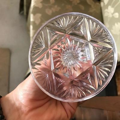 Lot 104 - Crystal and Silver Platter