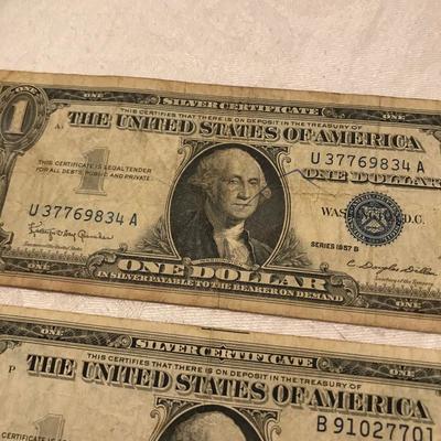Lot 75 - 1935 and 1957 Silver Certificates