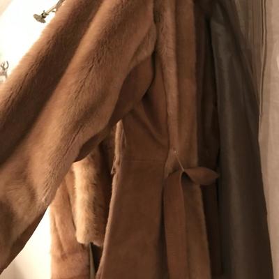 Lot 157 - Two Fur and Leather Coats