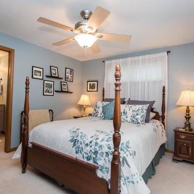 Bedframe, Mattress, Box Spring with headboard & footboard.