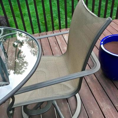 Brown Jordon Outdoor Patio Table Set