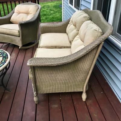 Lloyd Flanders "Embassy" Outdoor Seating 