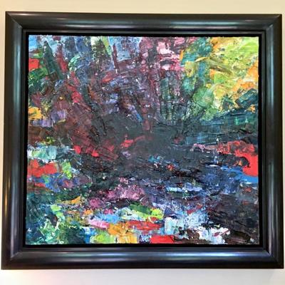 John Barkley Contemporary Oil Painting "The Breakthrough"