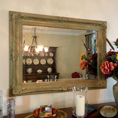 Dining Room Mirror, Gold Tone