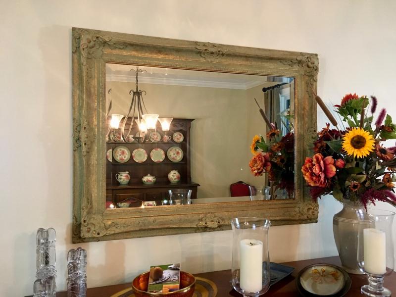Dining Room Mirror, Gold Tone