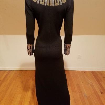 St. John Haute Couture Collection Heavily embellished Cleopatra Gown