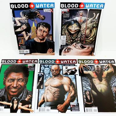 Vertigo Comics Blood + Water #1-5 Complete Mini Series 5 Comics Lot #622-22