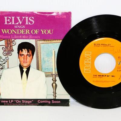 ELVIS PRESLEY - 2 Old Records 45 rpm - Lot #710-31
