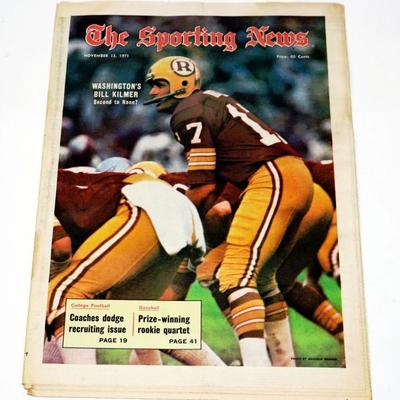 circa 1971 The Sporting  News Vintage Sport Newspaper Lot of 3 #529-59