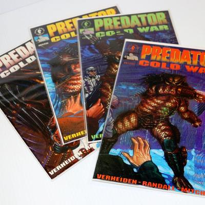 PREDATOR COLD WAR #1-4 Complete Set 1991 Dark Horse Comics Lot #710-12