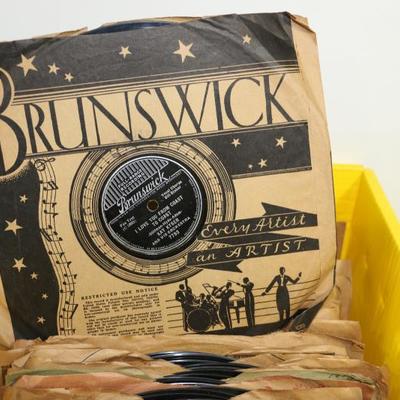 115 Old 78's Records Lot 78 rpm Mixed Genres Music Lot #612-62