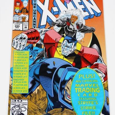The Uncanny X-MEN #294 295 296 w/Trading Cards Factory Sealed Lot #612-40