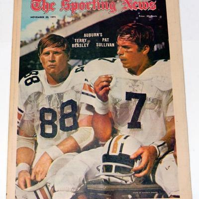 circa 1971 The Sporting  News Vintage Sport Newspaper Lot of 3 #529-59