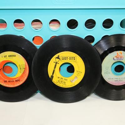 246 Old 45's Records Lot - Mixed Genres - Lot #612-59