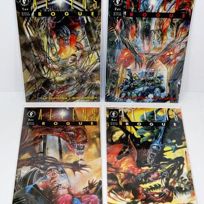 ALIENS ROGUE #1-4 Complete Set 1993 Dark Horse Comics Lot #710-10