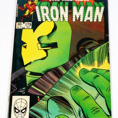 IRON MAN #177 c. 1983 IRON MAN #179 c. 1984 Marvel Comics Lot #710-02