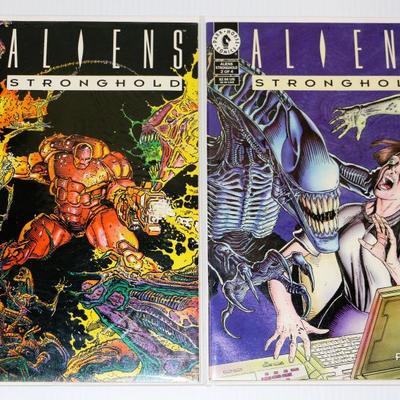 ALIENS STRONGHOLD #1-4 Complete Set 1994 Dark Horse Comics Lot #710-11