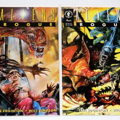 ALIENS ROGUE #1-4 Complete Set 1993 Dark Horse Comics Lot #710-10