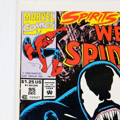 Web Of SPIDER-MAN #95 VENOM/Ghost Rider Issue 1992 Marvel Comics #710-19
