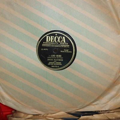 110 Old 78's Records Lot 78 rpm Mixed Genres Music Lot #612-63