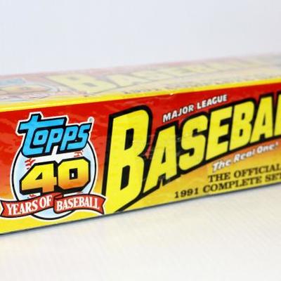 1991 TOPPS BASEBALL MJB Cards Complete Factory Sealed Box #710-35