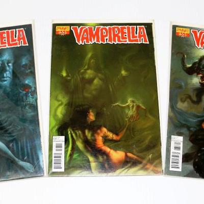 Vampirella 3 Comic Books Lot - Dynamite Coimcs High Grade lot #710-26