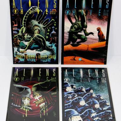 ALIENS HIVE #1-4 Complete Set 1992 Dark Horse Comics Lot #710-08