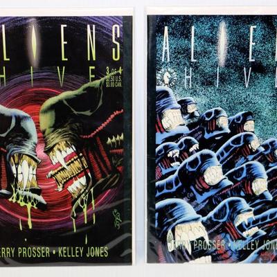 ALIENS HIVE #1-4 Complete Set 1992 Dark Horse Comics Lot #710-08
