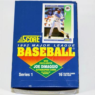 1992 Score MLB Baseball Cards Complete Box #710-41