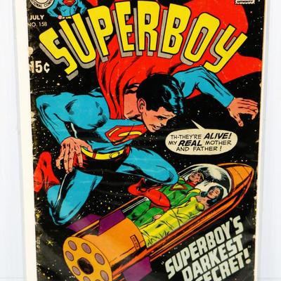 SUPERBOY #158 c. 1969 Neal Adams Cover DC Comics Silver Age #710-21