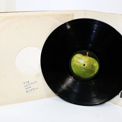 THE BEATLES White Album Original Apple SWBO-101 #A2115485 LP #710-54
