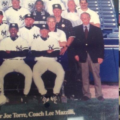 2000 NY Yankee Team Photo Framed