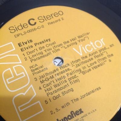 Vintage Elvis Double Album ELVIS