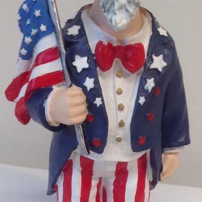 Uncle Sam wobble Doll 7 .5 H