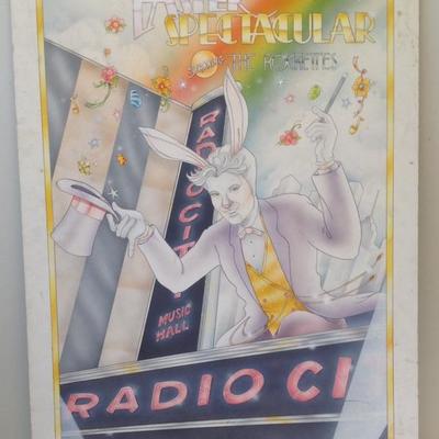 Radio City Music Hall Easter Spectacular Poster print.